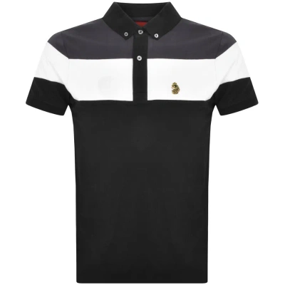 Luke 1977 Sharkey Polo T Shirt Black