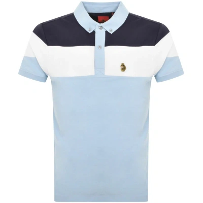 Luke 1977 Sharkey Polo T Shirt Blue