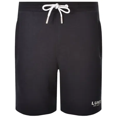 Luke 1977 Staggering Sweat Shorts Dark Navy
