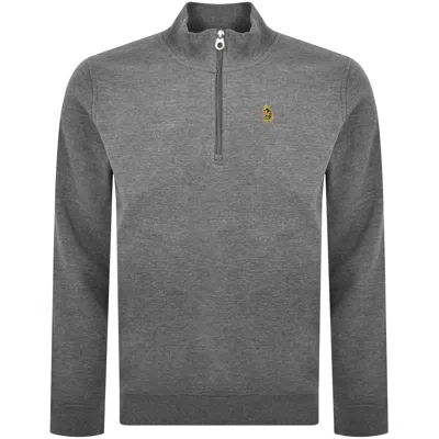Luke 1977 Sydney 1000 Quarter Zip Sweatshirt Grey In Gray