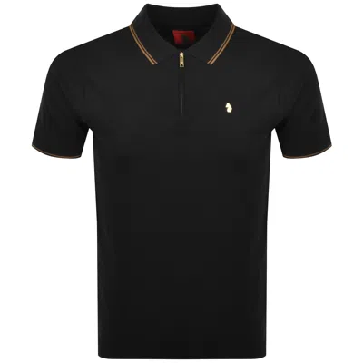 Luke 1977 Texas Tipped Polo T Shirt Black