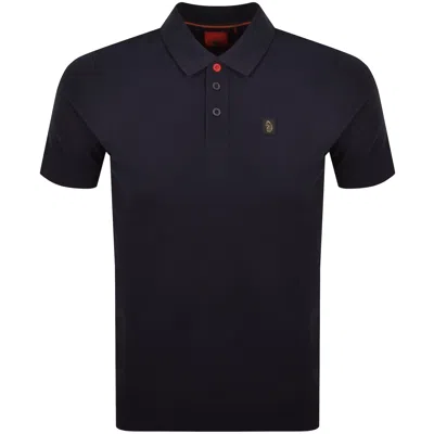 Luke 1977 Williams Polo T Shirt Dark Navy In Red