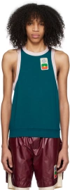 Lukhanyo Mdingi Green Patch Tank Top In Green