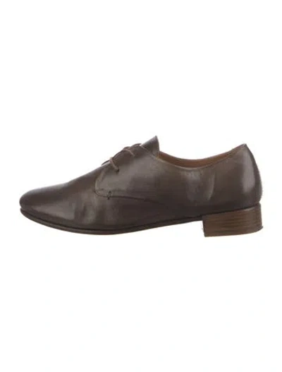 Pre-owned Lukure Leather Oxfords In Brown