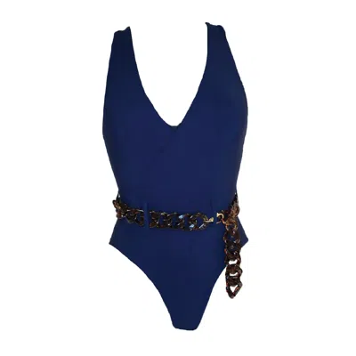 Lula-ru Women's Blue Ananne Set - Navy