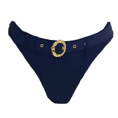 Lula-ru Women's Blue Audrey Bottom Navy