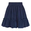 Lula-ru Women's Blue Ida Cotton Skirt Navy In Blue