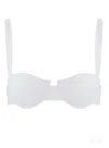Lula-ru Women's Delphi Underwire Top White In White