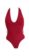 Lula-ru Women's Ellen Swimsuit Red In Red