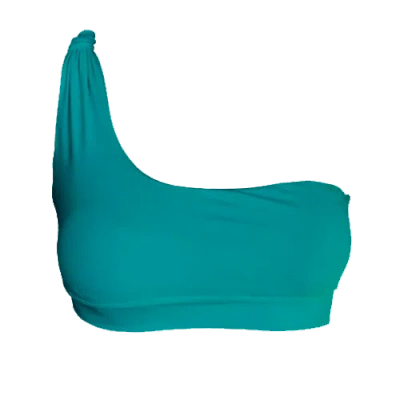 LULA-RU WOMEN'S EMILY BIKINI TOP GREEN