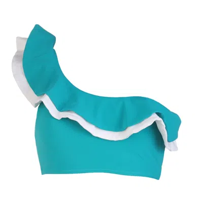Lula-ru Women's Green Felicity Top Turquoise