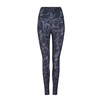 Lula-ru Women's High Rise Legging - Grey Snake