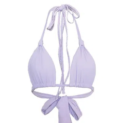 Lula-ru Women's Pink / Purple Tilly Triangle Lilac In Pink/purple