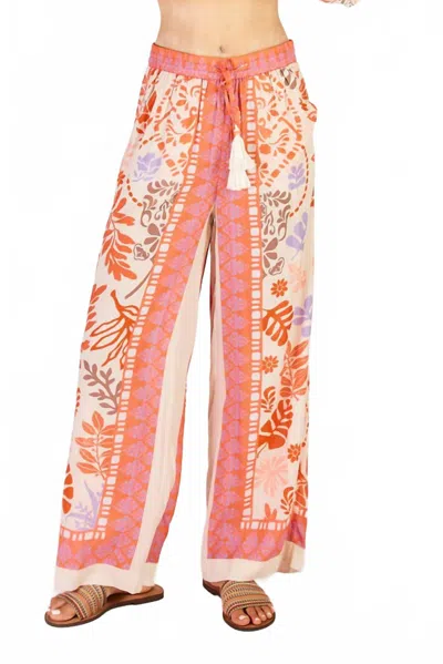 Lula Soul Carara Pants In Stone In Pink