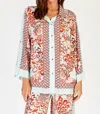 Lula Soul Matera Shirt In Flame In Multi