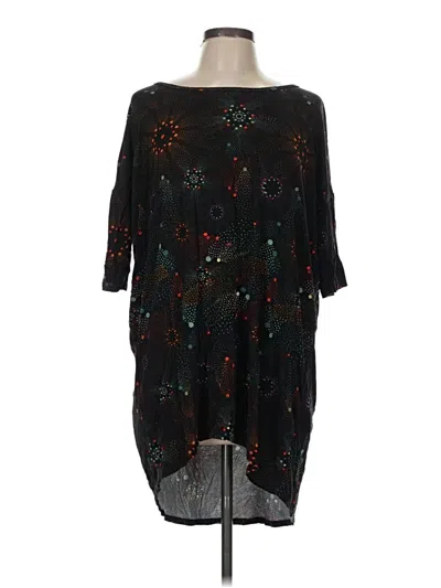 Pre-owned Lularoe 3/4 Sleeve Blouse In Black