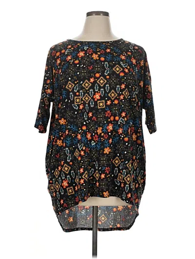 Pre-owned Lularoe 3/4 Sleeve Blouse In Black