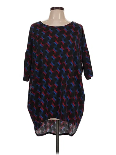 Pre-owned Lularoe 3/4 Sleeve Blouse In Black