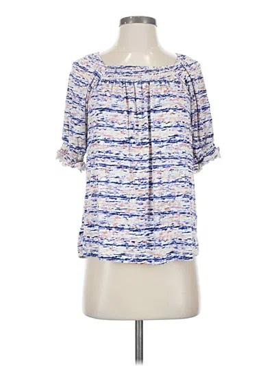 Pre-owned Lularoe 3/4 Sleeve Blouse In Blue