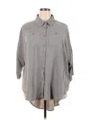 Lularoe 3/4 Sleeve Blouse In Gray