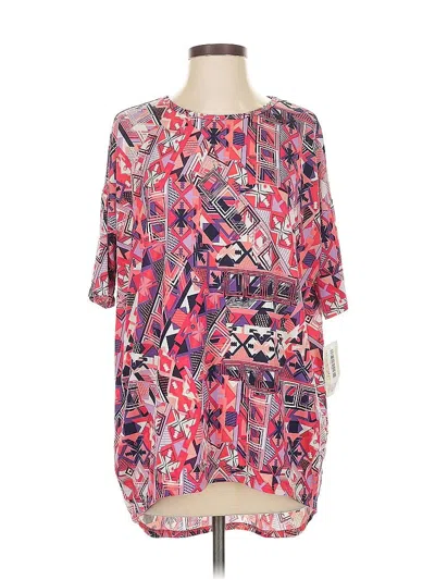 Pre-owned Lularoe 3/4 Sleeve Blouse In Pink