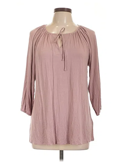 Pre-owned Lularoe 3/4 Sleeve Blouse In Pink