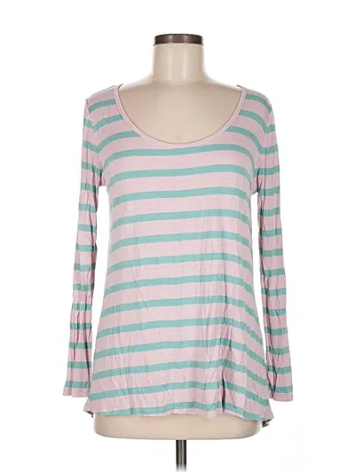 Pre-owned Lularoe 3/4 Sleeve T-shirt In Pink