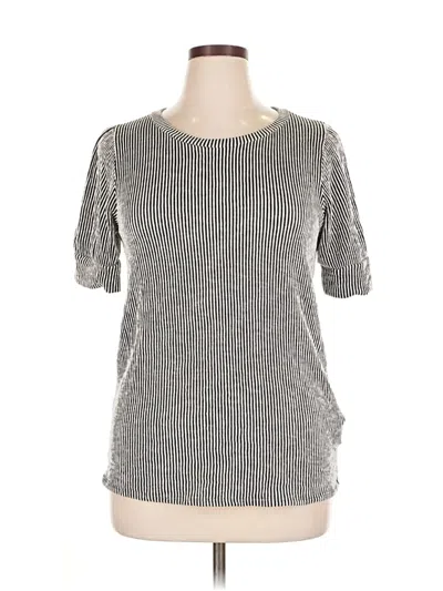 Lularoe 3/4 Sleeve T-shirt In Silver