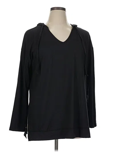 Lularoe 3/4 Sleeve T-shirt In Black