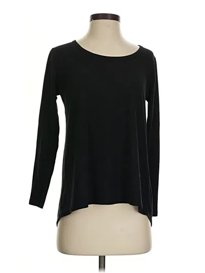 Pre-owned Lularoe 3/4 Sleeve T-shirt In Black