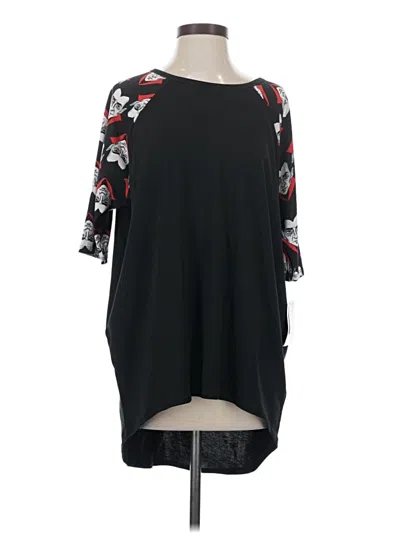 Lularoe 3/4 Sleeve T-shirt In Black