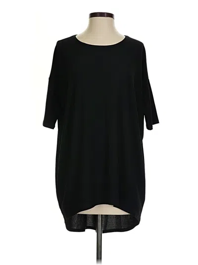 Pre-owned Lularoe 3/4 Sleeve T-shirt In Black