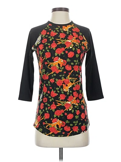 Lularoe 3/4 Sleeve T-shirt In Black