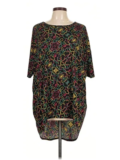 Pre-owned Lularoe 3/4 Sleeve T-shirt In Black