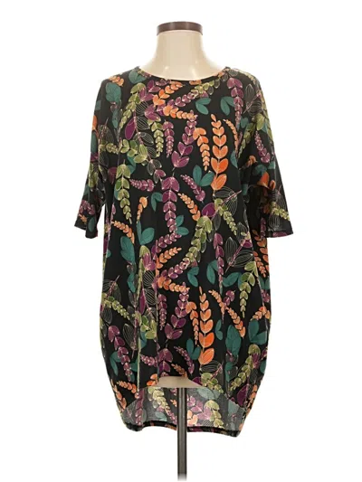 Pre-owned Lularoe 3/4 Sleeve T-shirt In Black