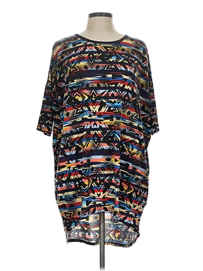 Pre-owned Lularoe 3/4 Sleeve T-shirt In Black