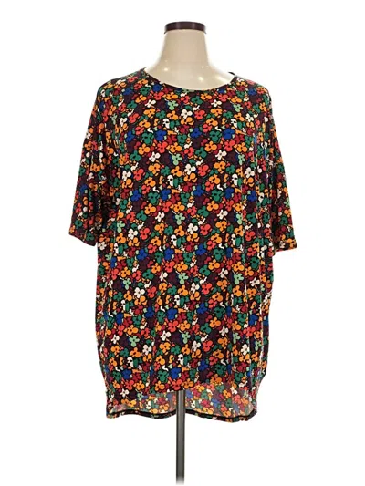 Pre-owned Lularoe 3/4 Sleeve T-shirt In Black