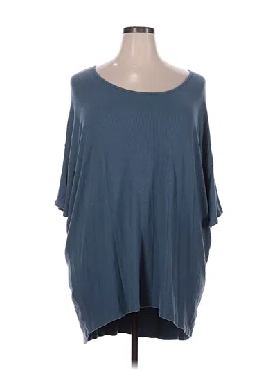 Pre-owned Lularoe 3/4 Sleeve T-shirt In Blue