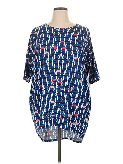 Lularoe 3/4 Sleeve T-shirt In Blue
