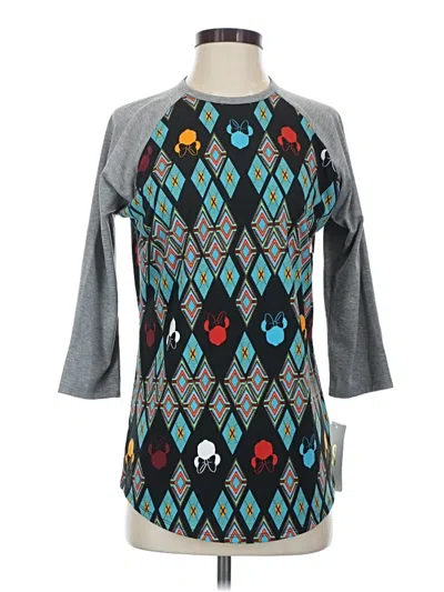 Lularoe 3/4 Sleeve T-shirt In Blue