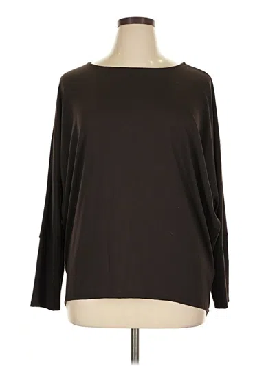 Lularoe 3/4 Sleeve T-shirt In Brown