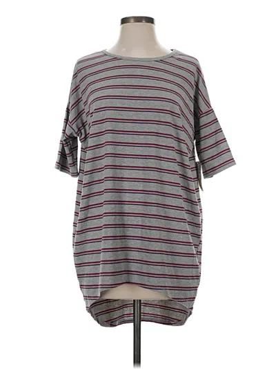 Lularoe 3/4 Sleeve T-shirt In Gray