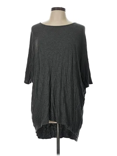 Pre-owned Lularoe 3/4 Sleeve T-shirt In Gray