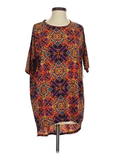 Lularoe 3/4 Sleeve T-shirt In Orange