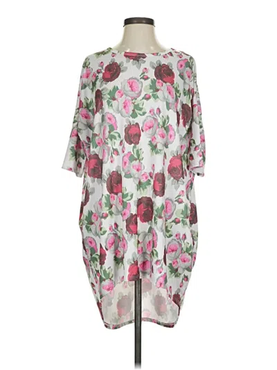 Pre-owned Lularoe 3/4 Sleeve T-shirt In Pink