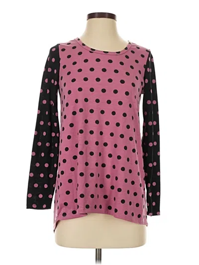 Pre-owned Lularoe 3/4 Sleeve T-shirt In Pink