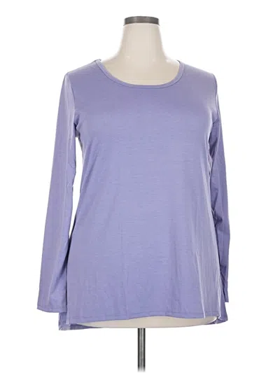 Lularoe 3/4 Sleeve T-shirt In Purple