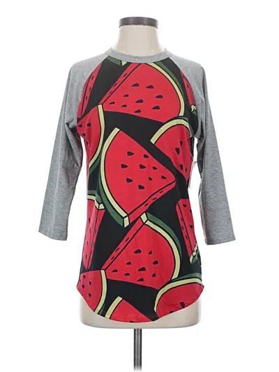 Lularoe 3/4 Sleeve T-shirt In Multi