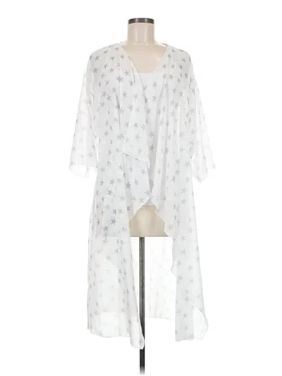 Pre-owned Lularoe 3/4 Sleeve T-shirt In Silver