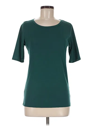 Pre-owned Lularoe 3/4 Sleeve T-shirt In Teal